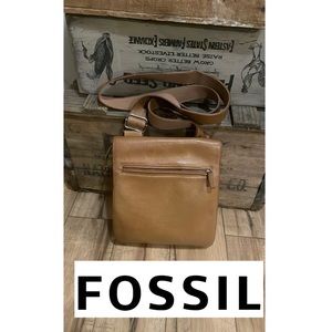 Vintage Fossil Messenger Crossbody